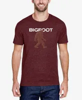 La Pop Art Men's Bigfoot Premium Blend Word T-shirt