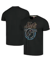 Men's Homage Charcoal New York Mets Shea Stadium Neon Hyper Local Tri-Blend T-shirt