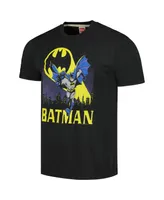 Men's and Women's Homage Charcoal Batman Graphic Tri-Blend T-shirt