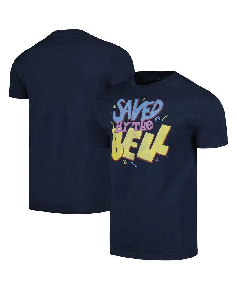 Men's Navy Saved by the Bell Faded Squiggles T-shirt