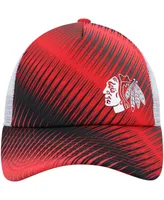 Women's adidas Red, White Chicago Blackhawks Graphic Foam Trucker Snapback Hat