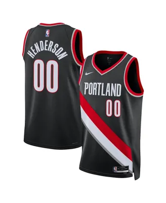 Men's and Women's Nike Scoot Henderson Black Portland Trail Blazers 2023 Nba Draft Swingman Jersey - Icon Edition