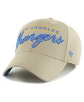 Men's '47 Brand Khaki Los Angeles Chargers Atwood Mvp Adjustable Hat