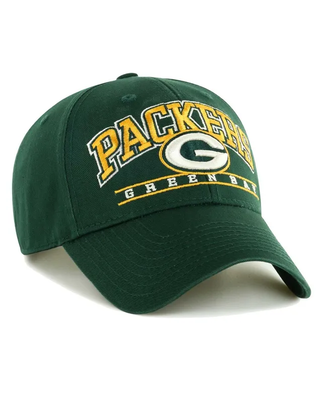 Men's '47 Cream Green Bay Packers Breakout MVP Trucker Adjustable Hat