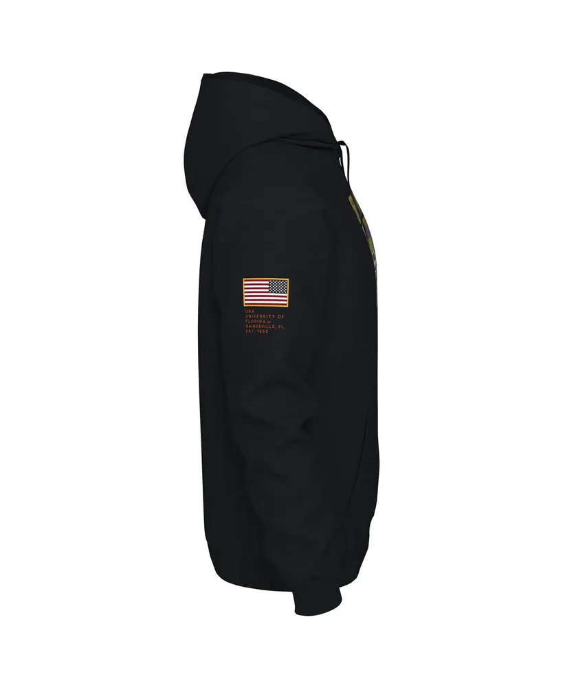Men's Nike Black Florida Gators Veterans Camo Pullover Hoodie