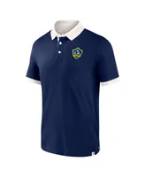 Men's Fanatics Navy La Galaxy Second Period Polo Shirt