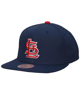 Men's Mitchell & Ness Navy St. Louis Cardinals Cooperstown Collection Evergreen Snapback Hat