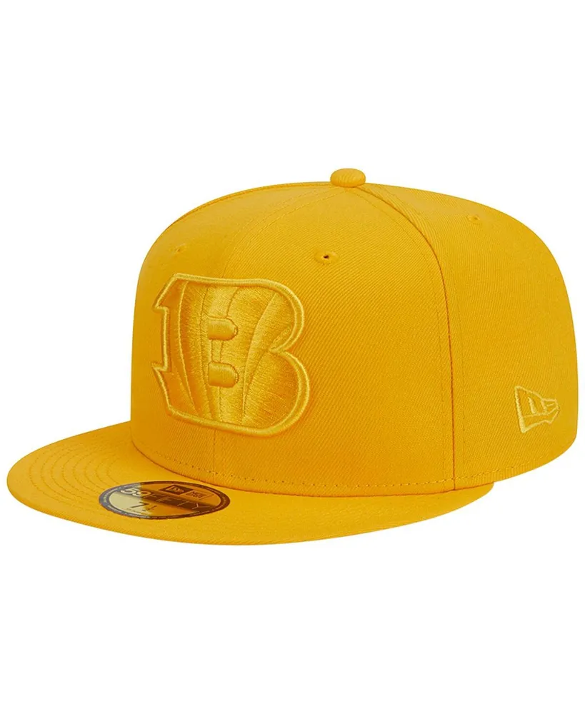 New Era Men's Gold Miami Dolphins Color Pack 59FIFTY Fitted Hat - Gold