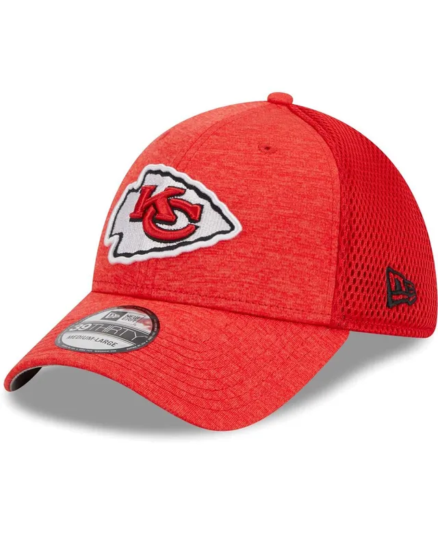 Men's New Era Black Kansas City Chiefs Super Bowl LVII Champions A-Frame Trucker 9FORTY Adjustable Hat