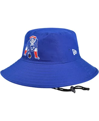 Men's New Era Royal New England Patriots Main Bucket Hat