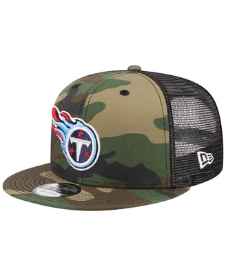 Men's New Era Camo Tennessee Titans Main Trucker 9FIFTY Snapback Hat