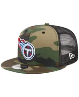 Men's New Era Camo Tennessee Titans Main Trucker 9FIFTY Snapback Hat