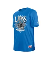 Men's New Era Blue Detroit Lions Team Logo T-shirt