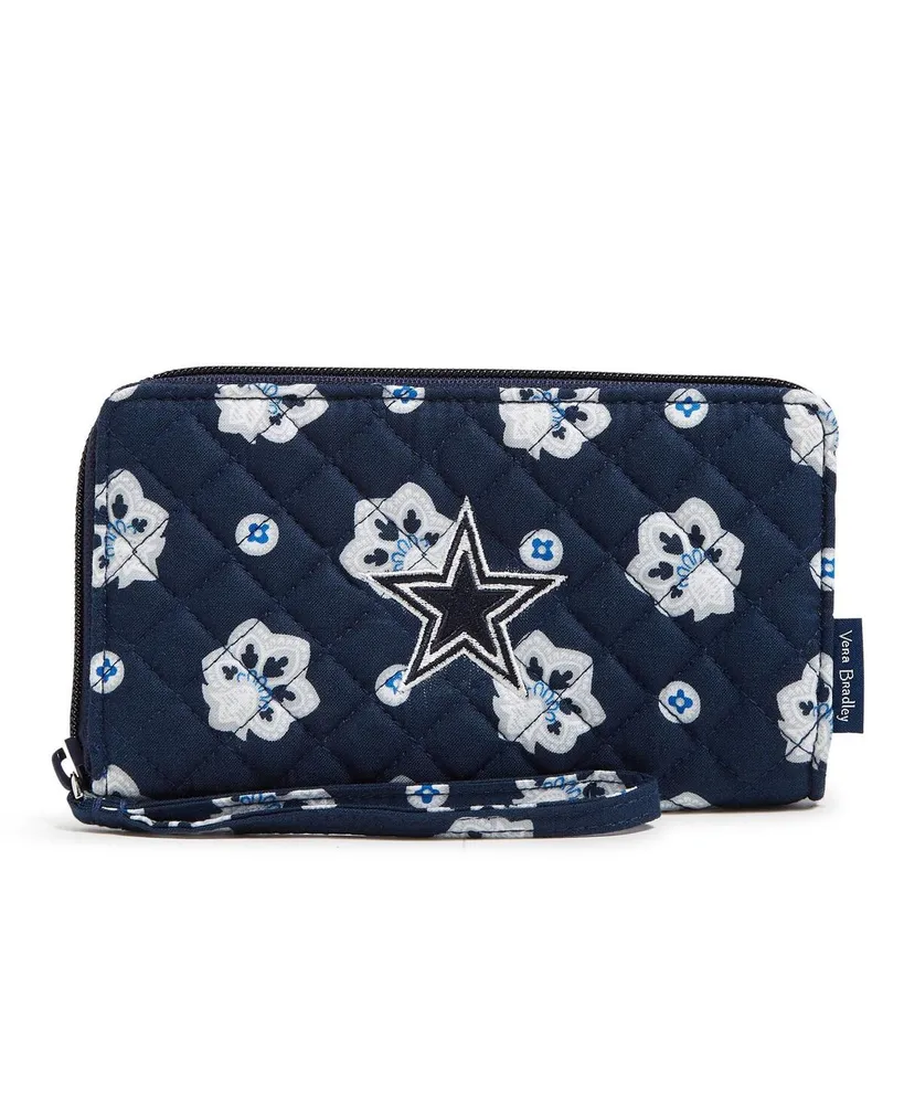 Women's Vera Bradley Dallas Cowboys Rfid Front-Zip Wristlet