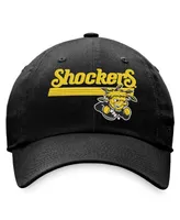 Men's Top of the World Black Wichita State Shockers Slice Adjustable Hat