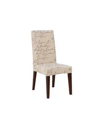 Waverly Stretch Pen Pal Short Dining Chair Slipcover, 19" x 25"
