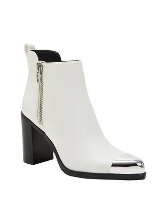 Katy Perry Women's The Zaina Stacked Heel Bootie - Optic White