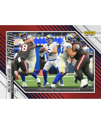 Matthew Stafford Los Angeles Rams Fanatics Exclusive Parallel Panini America Instant Nfl Week 3 Win over Tampa Bay Single Trading Card