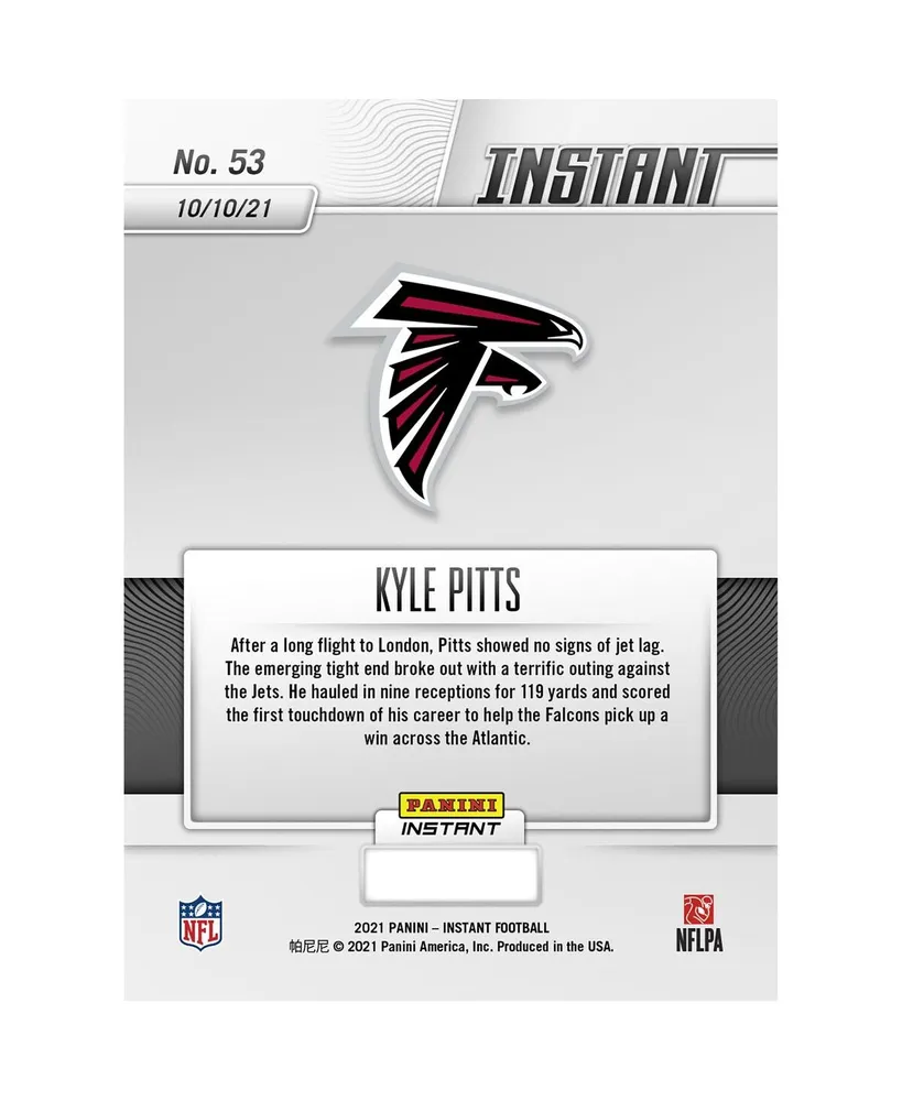 Kyle Pitts Atlanta Falcons Fanatics Exclusive Parallel Panini America Instant Nfl Week 5 Breakout Game Single Rookie rading Card