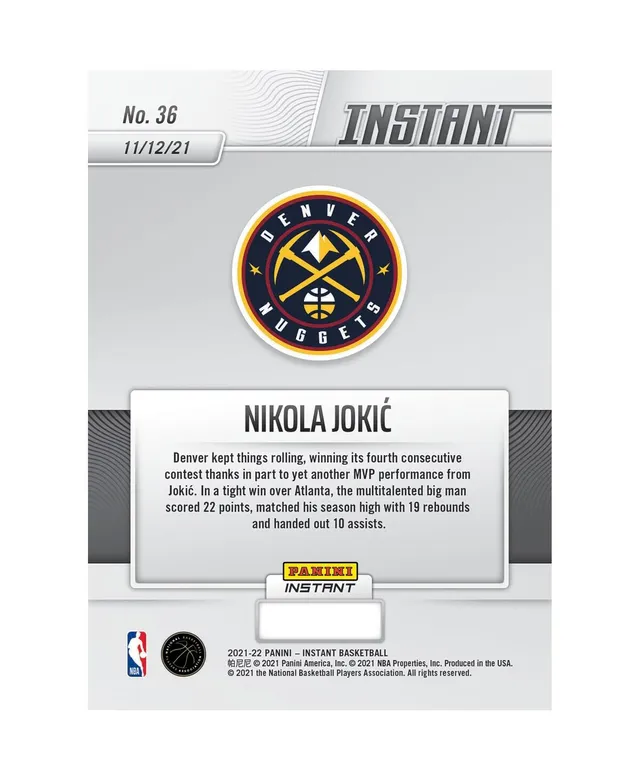 LeBron James Los Angeles Lakers Fanatics Exclusive Parallel Panini Instant  James Nets Triple-Double Single Card - 