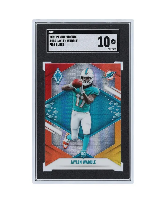 Jaylen Waddle 2021 Panini Prizm Silver Prizm Rookie Rc #338