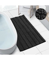 Ultra Soft Non Slip Chenille Bath Rug - Large 44"x26"