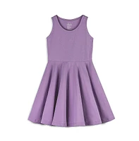 Mightly Girls Fair Trade Organic Cotton Solid Sleeveless Twirl Dress