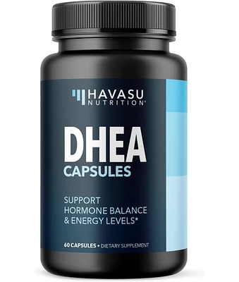 Havasu nutrition Dhea 50mg Extra Strength Designed for Promoting Youthful Energy, Balance Hormone Levels & Supports Lean Muscle Mass | Non