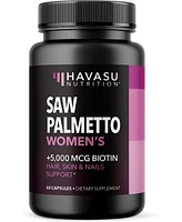 Havasu Nutrition Saw Palmetto + Biotin Capsules, Havasu Nutrition, 60ct