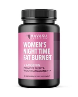 Havasu Nutrition Women's Night Time Fat Burner + Apigenin Capsules, Metabolism Booster and Appetite Suppressant for Weight Loss, Havasu Nutrition, 60c