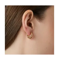 Ana Luisa Double Hoop Earrings - Scarlett