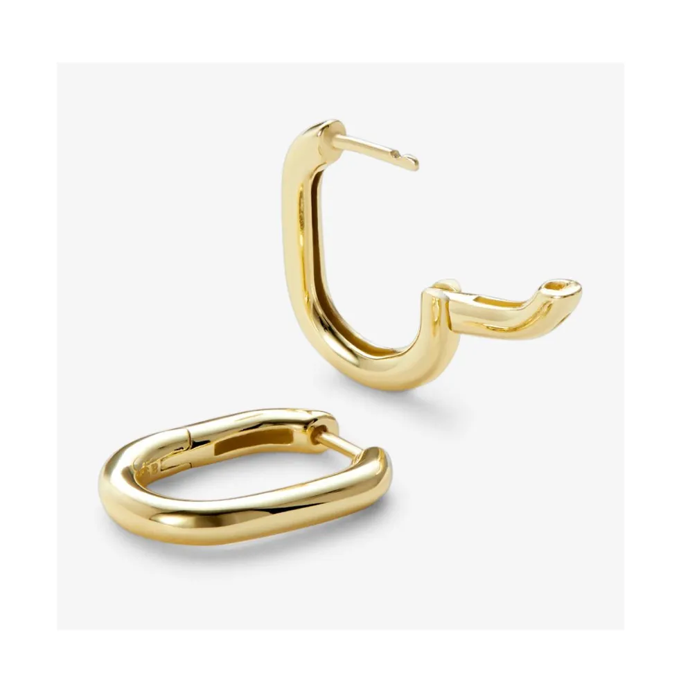 Ana Luisa Gold Hoop Earrings - Rox Small