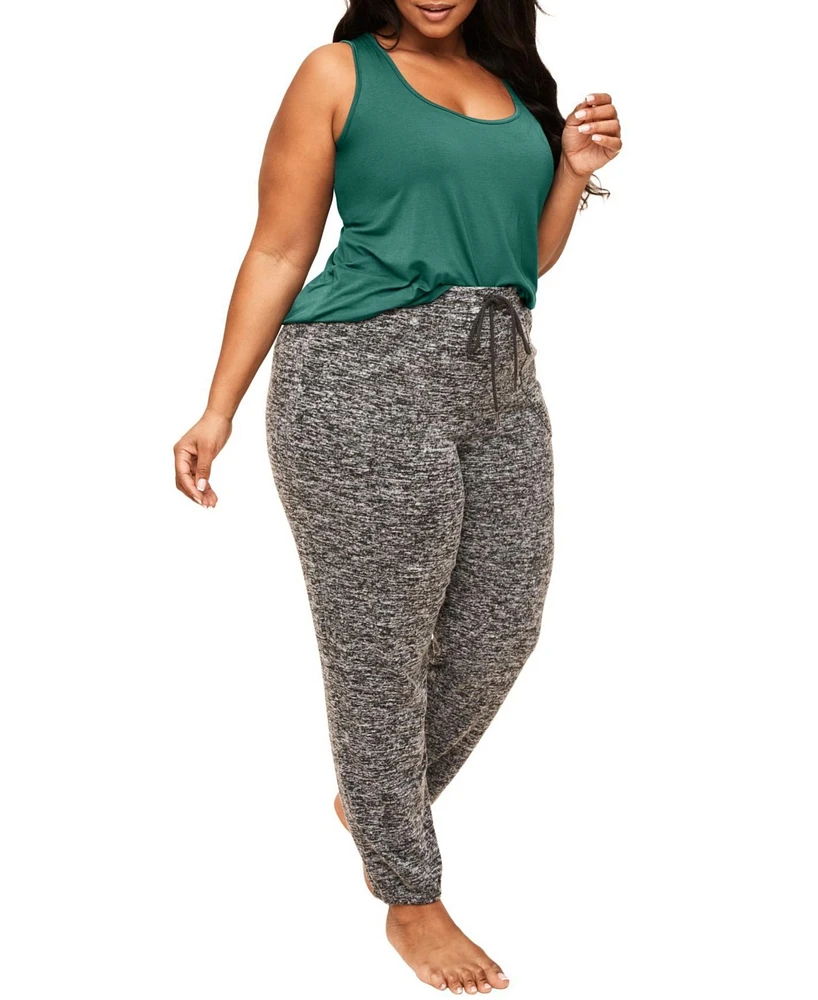 Adore Me Plus Lula Tank & Sweatpant Loungewear Set