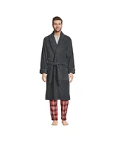 Lands' End Big & Tall Calf Length Turkish Terry Robe