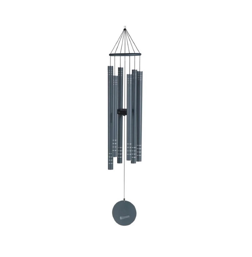 43" Long Metallic Gray Traditional Tuned Wind Chime