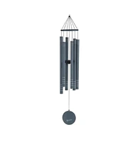 43" Long Metallic Gray Traditional Tuned Wind Chime