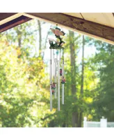 23' Long Round Top Butterfly Wind Chime