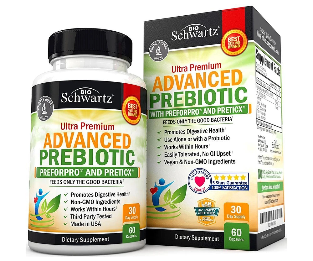 BioSchwartz Advanced Prebiotic 60 Capsules