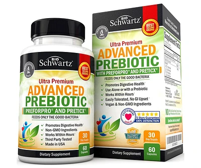 BioSchwartz Advanced Prebiotic 60 Capsules