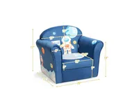 Kids Astronaut Armrest Upholstered Couch