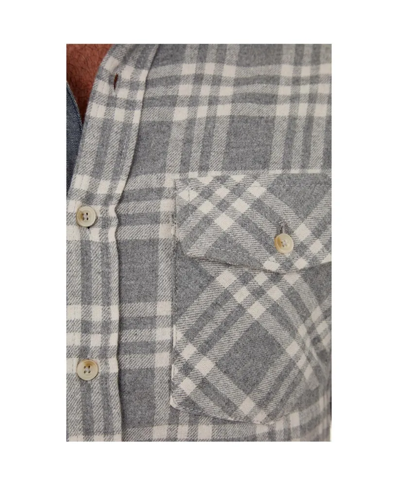 Px Clothing Men's Long Sleeve Plaid Flannel Shirt