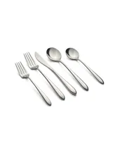 Cambridge Silversmiths Radin Mirror 20 Piece 18/10 Stainless Steel Flatware Set, Service for 4