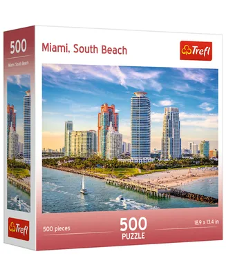 Trefl Red Puzzle 500 Piece - Miami, South Beach