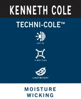 Kenneth Cole Men's Performance Knit Zip Polo