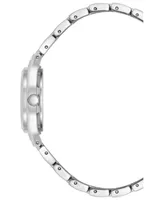 Anne Klein Women's Quartz Silver-Tone Alloy Bracelet Watch, 26mm - Silver