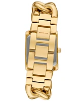 Michael Kors Women's Emery Three-Hand Gold-Tone Stainless Steel Watch 40 x 31mm