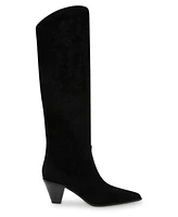 Anne Klein Women's Ware Pointed Toe Knee High Boots