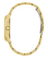 Guess Women's Analog Gold-Tone Stainless Steel Watch 40mm - Gold