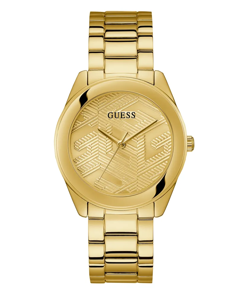 Guess Women's Analog Gold-Tone Stainless Steel Watch 40mm