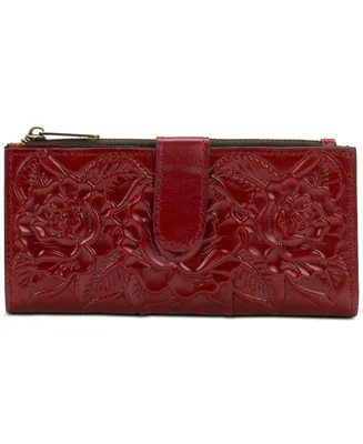 Patricia Nash Nazari Embossed Leather Wallet